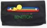 Benetton 333-17217, Παιδικό Πορτοφόλι, Ύφασμα, Μαύρο