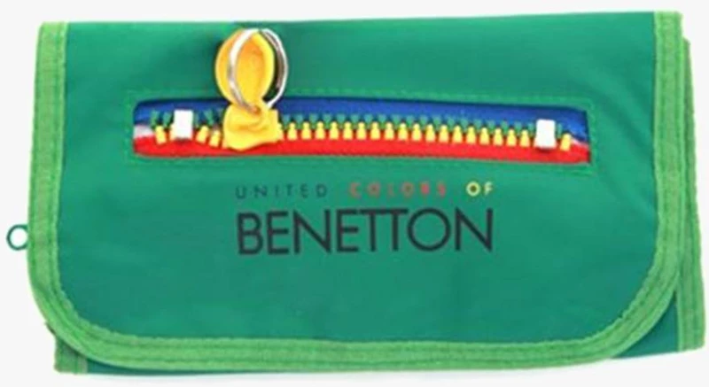Benetton 333-17217, Παιδικό Πορτοφόλι, Ύφασμα, Πράσινο