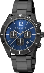Esprit ES1G372M0075 Rob, Stainless Steel, Χρονογράφος, Με Μπρασελέ, TE, Μαύρο