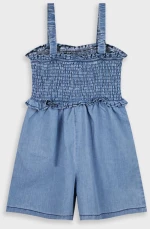 Ολόσωμο σορτς κορίτσι "Denim" μπλε