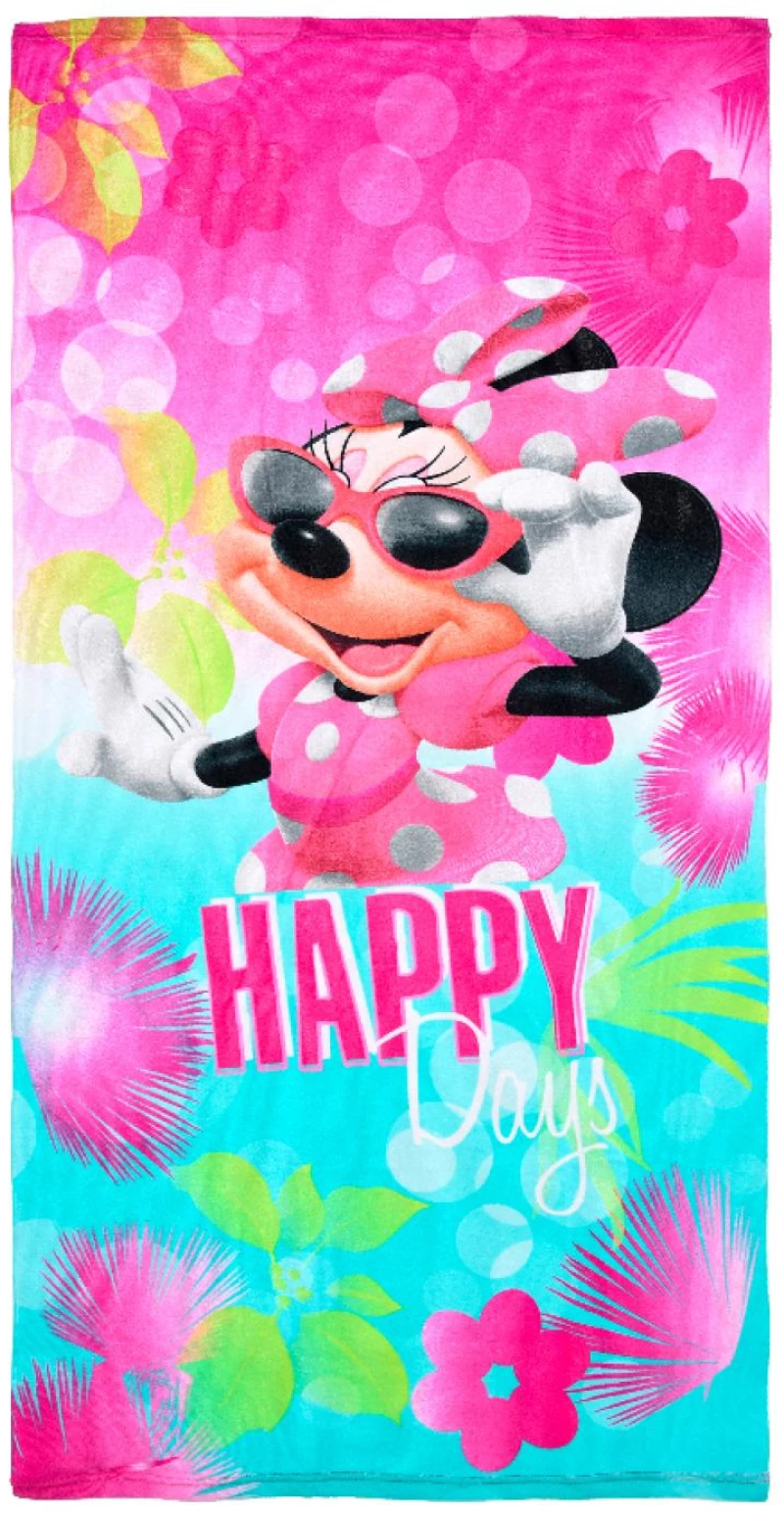 Αυθεντική πετσέτα θαλάσσης κορίτσι "Minnie Mouse" (70X140)