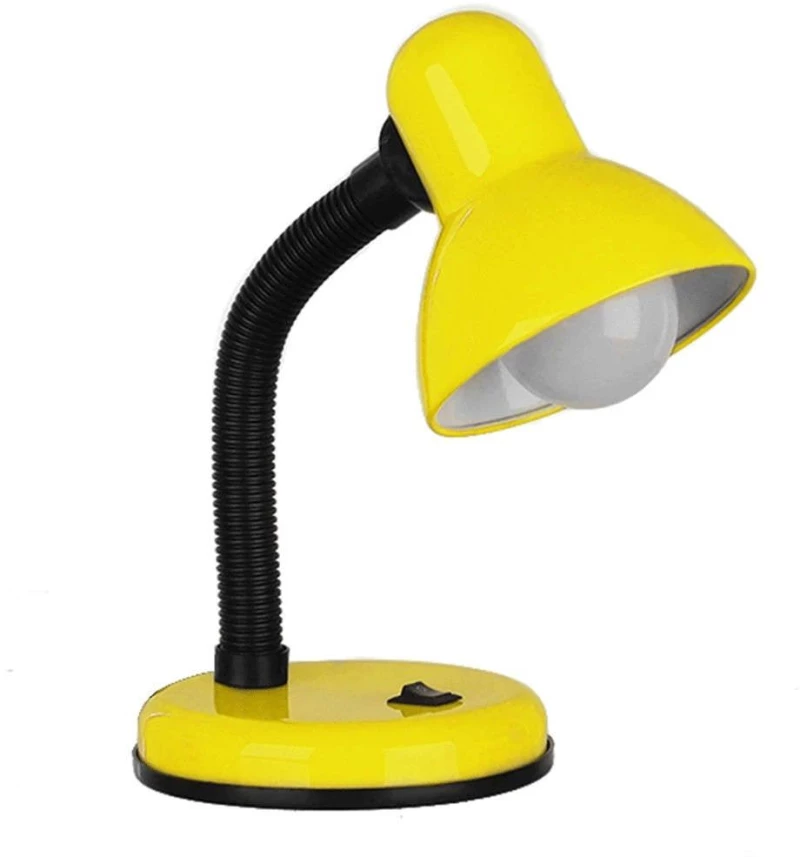 Φωτιστικό Επιτραπέζιο Student 01536 Φ12x32cm 1xE27 Yellow GloboStar