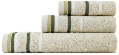Πετσέτες Embrace (Σετ 3τμχ) Beige Nima Σετ Πετσέτες 70x140cm 100% Βαμβάκι