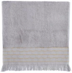 Πετσέτα Quantro Grey Nef-Nef Homeware Προσώπου 50x90cm 100% Βαμβάκι