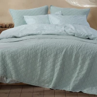 Κουβερλί Brunno Mint Nef-Nef Homeware Υπέρδιπλo 230x240cm Βαμβάκι-Πολυέστερ
