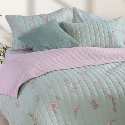 Κουβερλί Irida Mint Nef-Nef Homeware Υπέρδιπλo 230x240cm Microfiber-Polyester