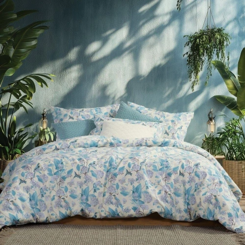 Σεντόνια Dream On (Σετ 4τμχ) Blue Nef-Nef Homeware Διπλό 200x270cm 100% Βαμβάκι