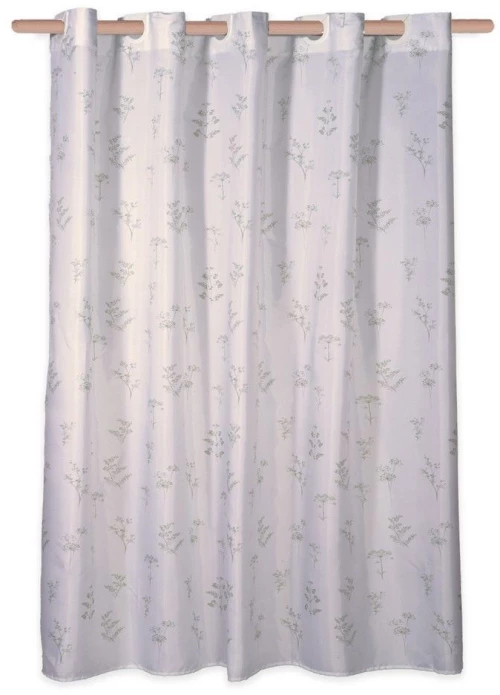 Κουρτίνα Μπάνιου Claris Ecru Nef-Nef Homeware 180Πx200Υ Πολυέστερ