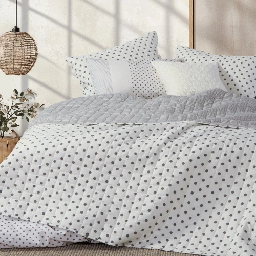 Κουβερλί Donter Grey Nef-Nef Homeware Μονό 180x240cm Microfiber-Polyester