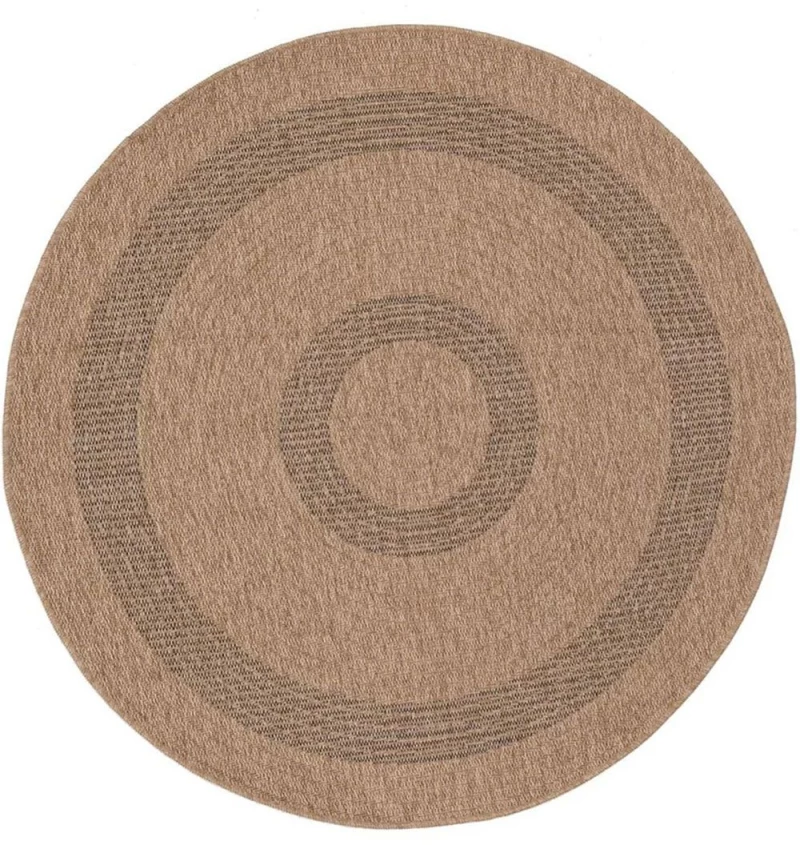 Χαλί Ψάθινο Avanos 8866 Black Round Royal Carpet 240X240cm Round