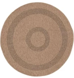 Χαλί Ψάθινο Avanos 8866 Black Round Royal Carpet 240X240cm Round
