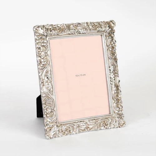 Κορνίζα Για Φωτογραφία 10x15cm 756-12073 15,7x20,3x1,8cm Silver-Gold Estheti Home Πολυρεσίνη