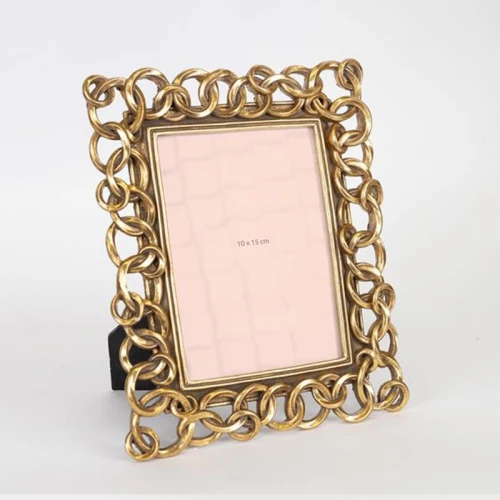 Κορνίζα Για Φωτογραφία 10x15cm 756-12145 19x24x1,7cm Antique Gold Estheti Home Πολυρεσίνη