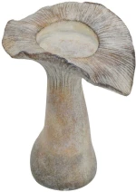 Κηροπήγιο Μανιτάρι 460265 18x15,5x23,5cm Beige Artekko Τσιμέντο