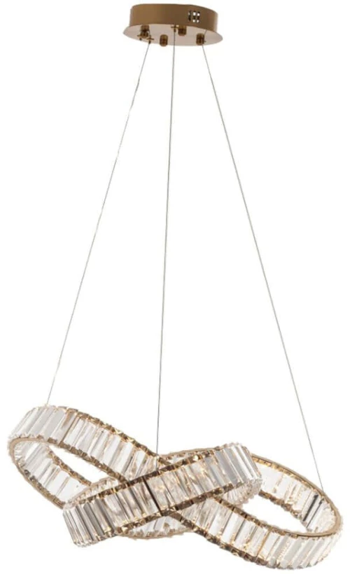 Φωτιστικό Οροφής Iron 023-3367 60x60x30cm Led 9W 3000K Gold Artekko