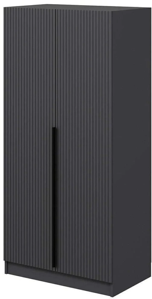 Ντουλάπα Δίφυλλη Kale Plus 506MNR2178 90x52x210cm Anthracite Δίφυλλη