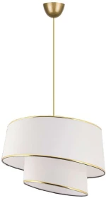 Φωτιστικό Οροφής Barette 390FLH1840 32x32x70cm E27 40W White-Gold Opviq
