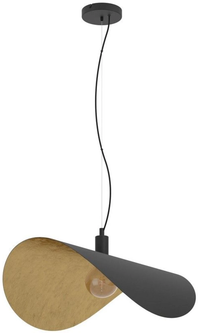 Φωτιστικό Οροφής Κρεμαστό 390429 Ε27 80x55x200cm Black-Gold Eglo