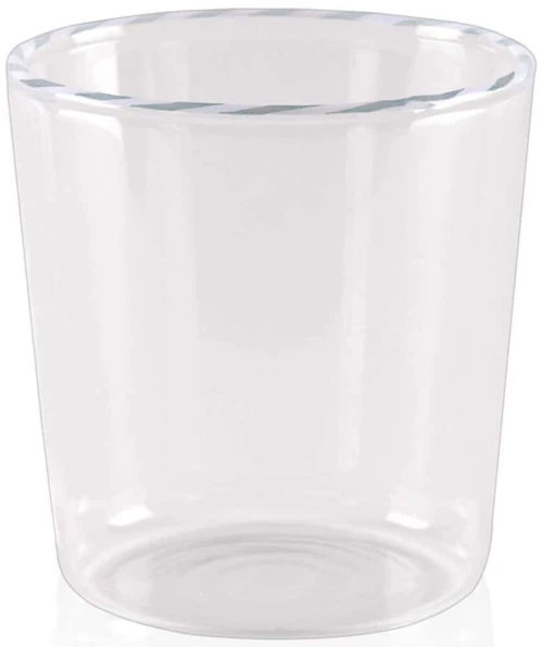Ποτήρι Νερού 280TMA2015 8x8x9cm 320ml Clear-Green Hermia Γυαλί