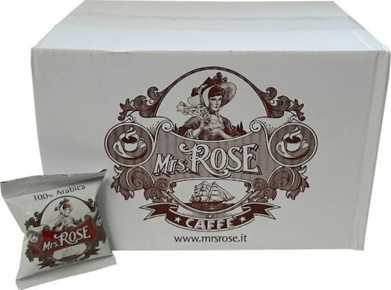 Mrs Rose Κάψουλες Espresso 100% Arabica Συμβατές με Μηχανή Nespresso 50caps
