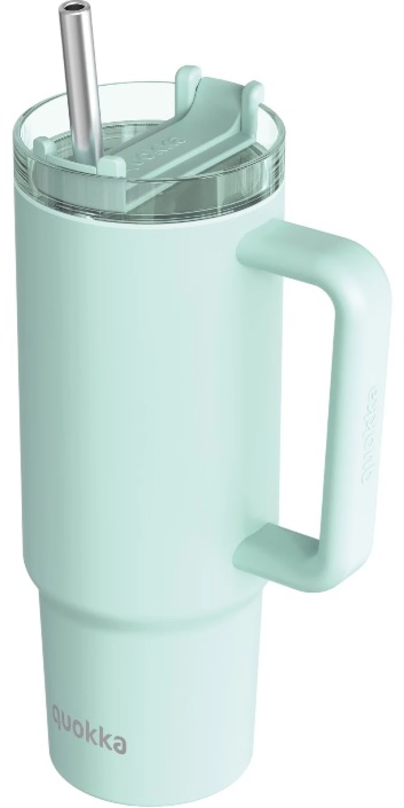 Quokka Stream - Stainless Steel Thermal Mug 950 ml with Straw (Turquoise)