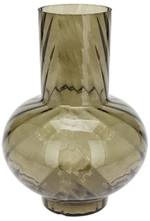 Βάζο γυάλινο  forest  λάδι 17x17x23cm Zaros 26561 HE576_b