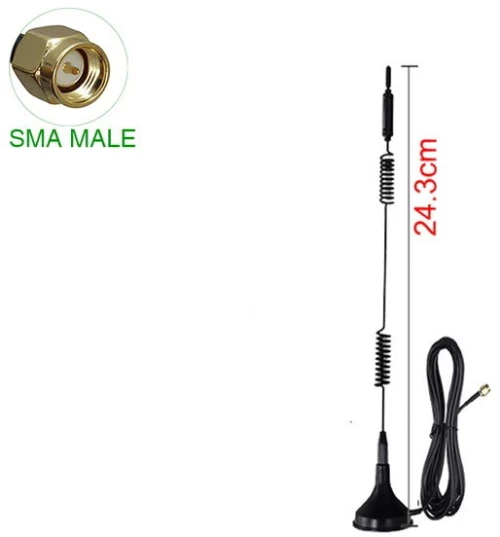 Κεραία Μόντεμ Internet 4G με 3m Καλώδιο (SMA) (24.3cm) (10dBi) (OEM)