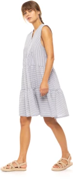 Γυναικείο BEACHWEAR - Pink Label - DENIM STRIPE - Viscose - Αμάνικο