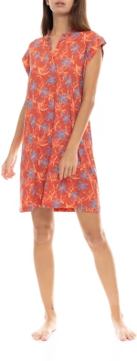 Γυναικείο Νυχτικό Pink Label - BLOOMING FLOWER - Viscose - Κοντό Μανίκι