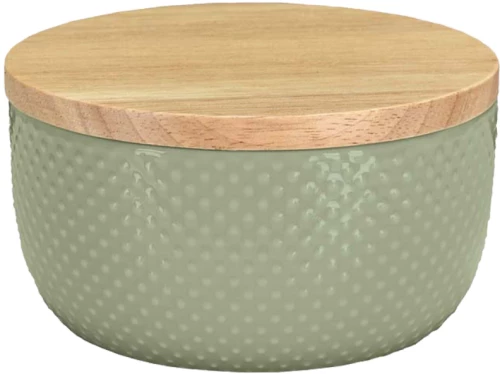 Θήκη για Βαμβάκι Dotty Από Κεραμικό 13,3x8,5 εκ