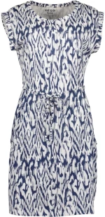 BLUE SEVEN Γυναικείο μπλέ animal print φόρεμα 151186-575