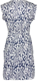 BLUE SEVEN Γυναικείο μπλέ animal print φόρεμα 151186-575