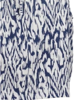 BLUE SEVEN Γυναικείο μπλέ animal print φόρεμα 151186-575