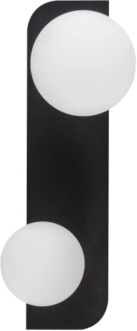 WLC 2486-2 BK ΑΠΛΙΚΑ ΜΑΥΡΗ ΒΑΣΗ ΜΑΚΡΟΣΤΕΝΗ ΜΕ ΔΥΟ ΓΛΟΜΠΟΥΣ ΟΠΑΛΙΝΑ 2xG9