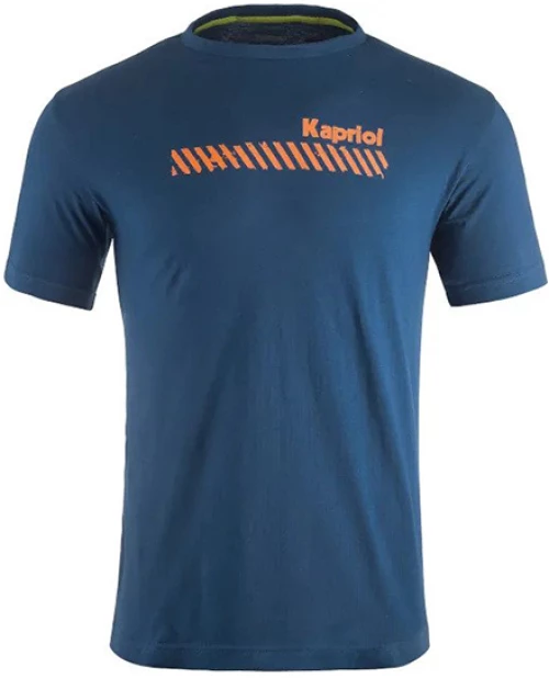 ΜΠΛΟΥΖΑ T-SHIRT ENJOY ΣΚΟΥΡΟ ΜΠΛΕ L