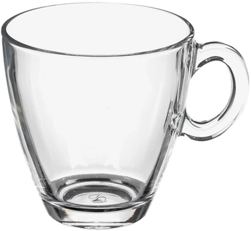 Κούπα γυάλινη διαφανή 21cl/10,7 x 8,2 x 8,2 cm