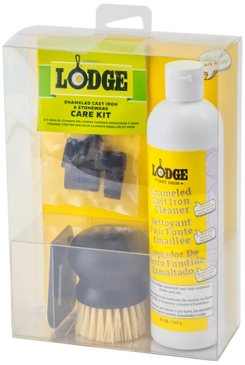 Kit Φροντίδας & Καθαρισμού Lodge για Εμαγιέ Μαντεμένια Σκεύη