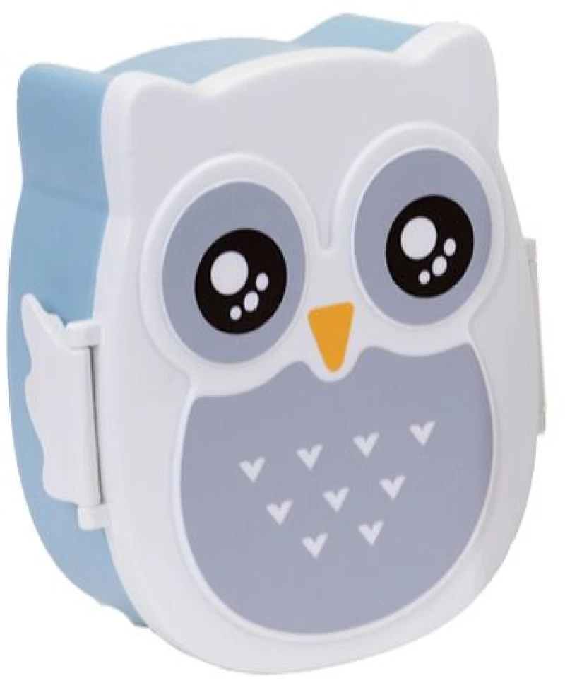 YUKO.B Δοχείο Φαγητού Snack Βox Owl Μπλε YB-300-002