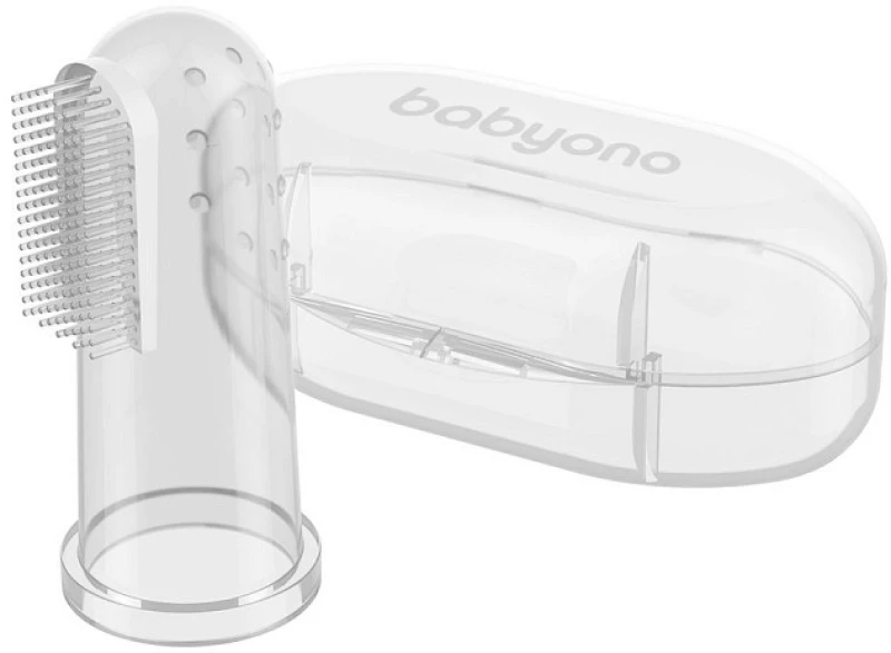 BabyOno Δαχτυλική Οδοντόβουρτσα Διάφανη BN723/01