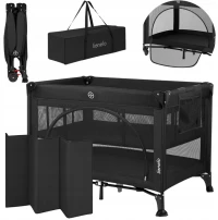 Lionelo Laura Παρκοκρέβατο 2 επιπέδων Black Carbon