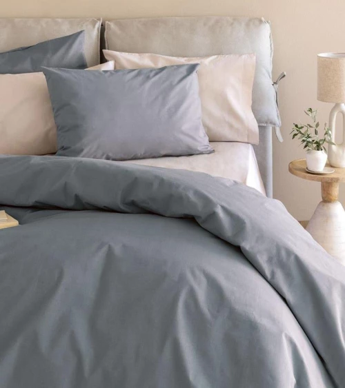 Σετ Σεντόνια Υπέρδιπλα (170x200+32) Με Λάστιχο Etoile/2 Grey βαμβακερό Palamaiki