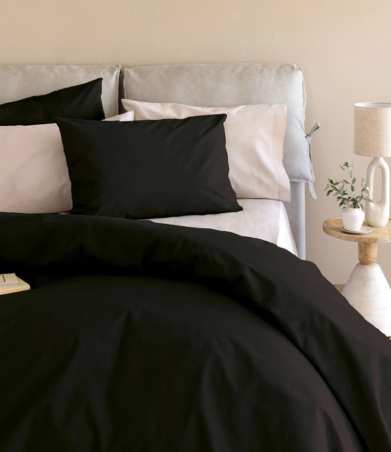 Σεντόνι Υπέρδιπλο (240x260) Etoile/2 Jet Black βαμβακερό Palamaiki