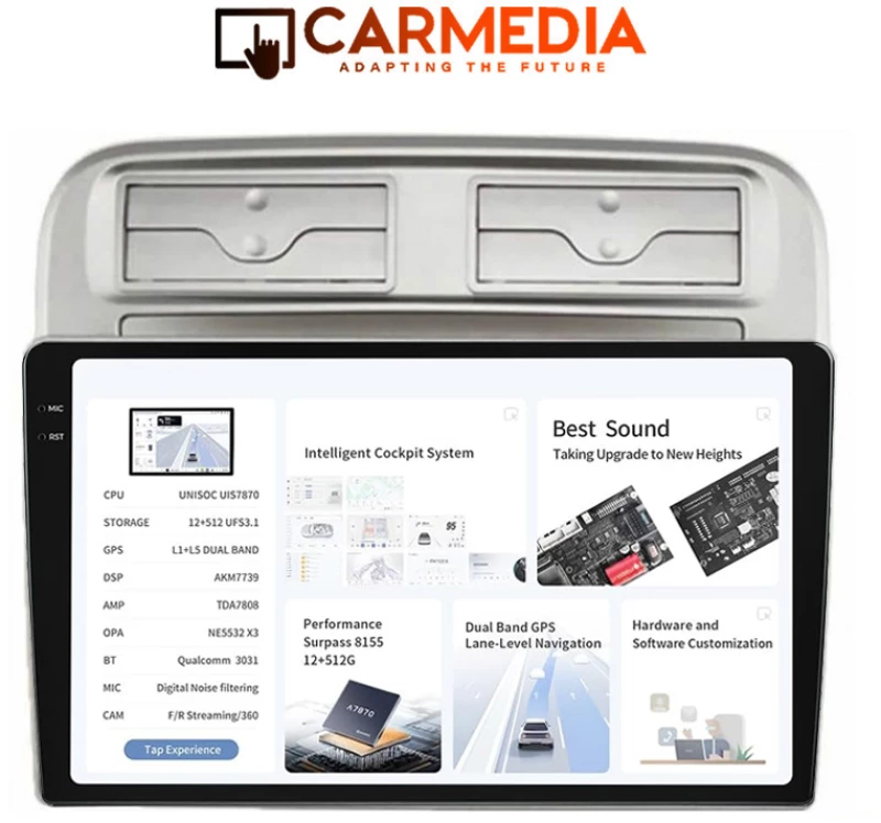 CARMEDIA CMDU8095-6 PRO PLUS TABLET 9.5'' OEM FIAT GRANDE PUNTO 2005-2012