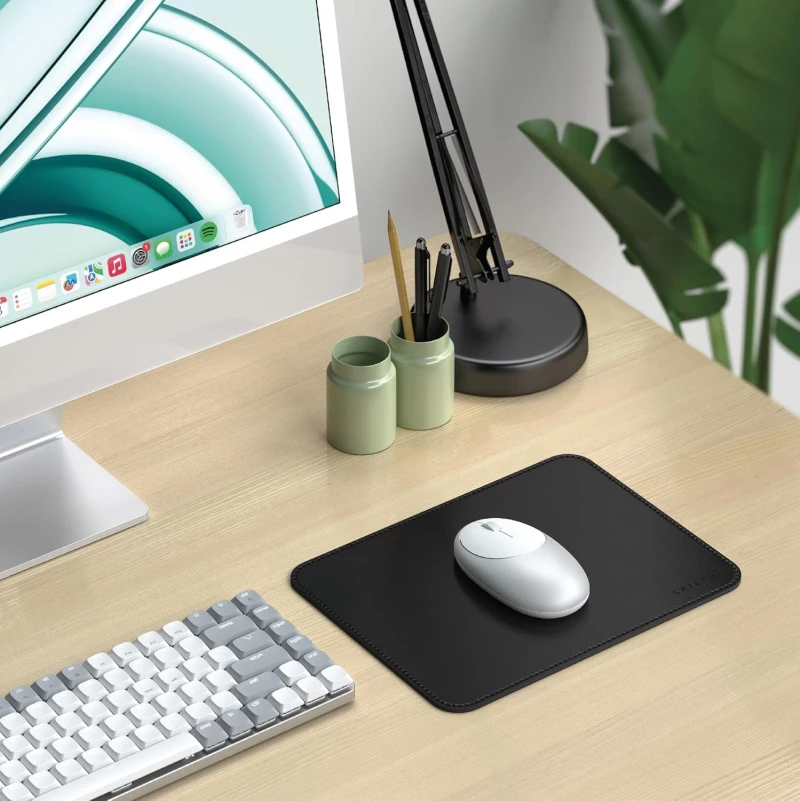 Mouse Pad Satechi Vegan-Leather από Premium Vegan Δέρμα - Black (ST-LMPK)
