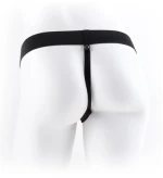 Κούφιο Strap-On με Όρχεις Fetish Fantasy Series 18cm Μπεζ