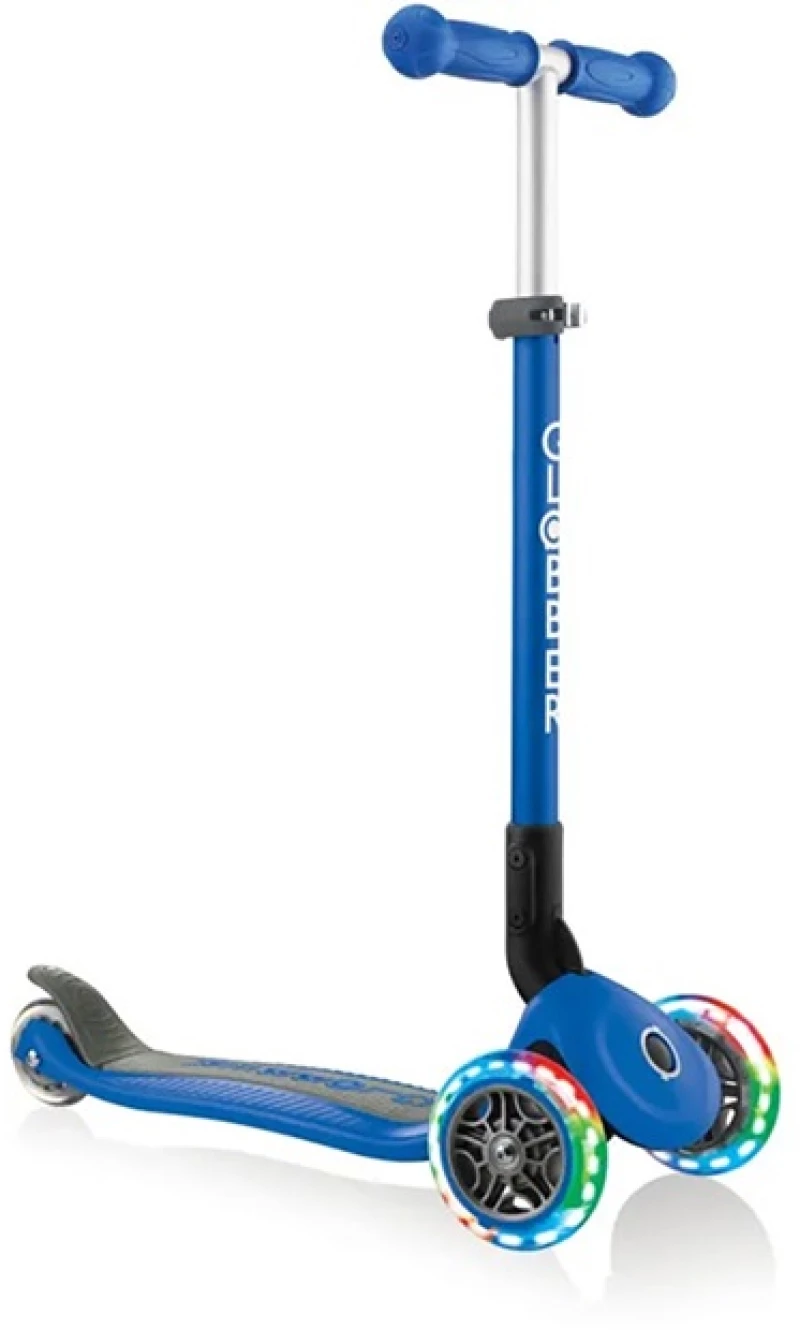 Παιδικό Πατίνι Globber Primo Foldable Lights Navy Blue - 432-100-3