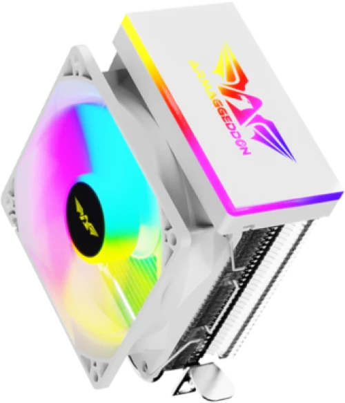 ARMAGGEDDON Ανεμιστηράκι Ψύξης 9CM με RGB Φωτισμό Άσπρο