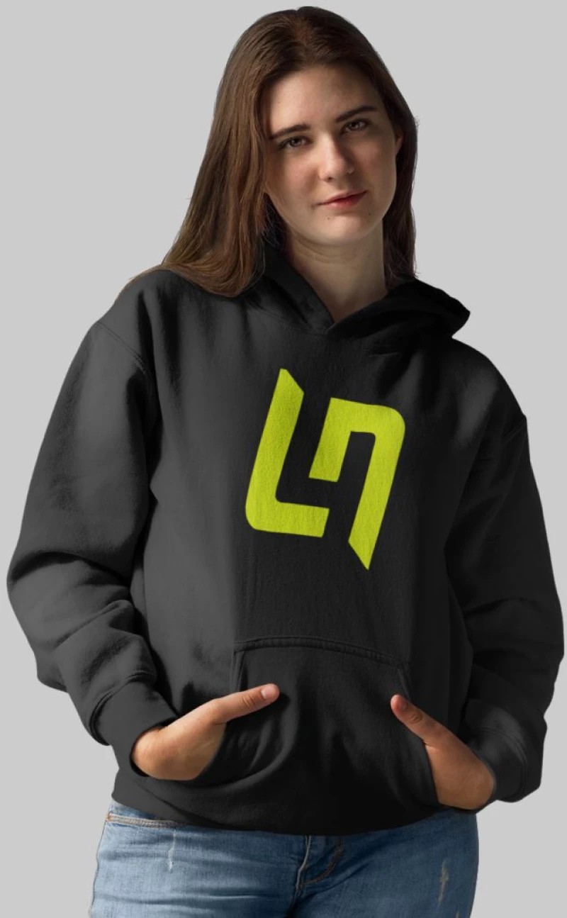 Lando Norris Logo W Φούτερ με Κουκούλα - BLACK