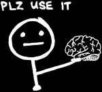 "PLZ USE IT" Φούτερ - WHITE
