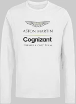 Aston Martin F1 Μακρυμάνικο T-Shirt (Replica) - WHITE